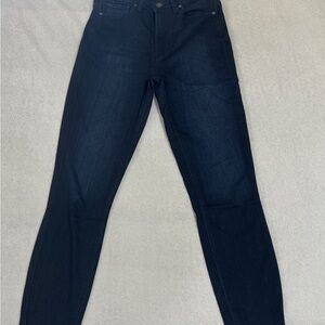 Paige Jeans Womens 27 Margot Crop Skinny Stretch Preppy Dark Wash Denim